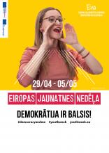 Informatīvās jauniešu iespēju darbnīcas Eiropas Jaunatnes nedēļas ietvaros