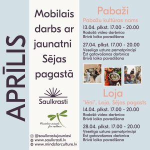 Mobilā darba ar jaunatni aktivitātes aprīlī