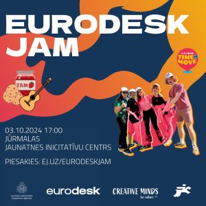 Eurodesk oktobra kampaņas pirmais pasākums jauniešiem – Jūrmalā radošās noskaņās